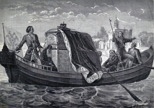 12 сентября 1724 г. - день перенесения мощей Святого благоверного князя Александра Невского в Санкт-Петербург
