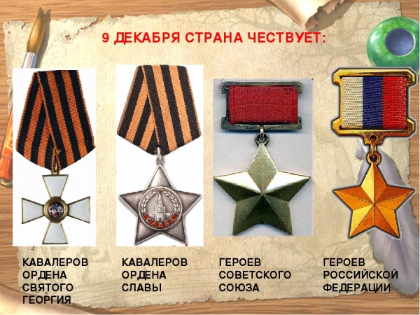 9 декабря - День Героев Отечества